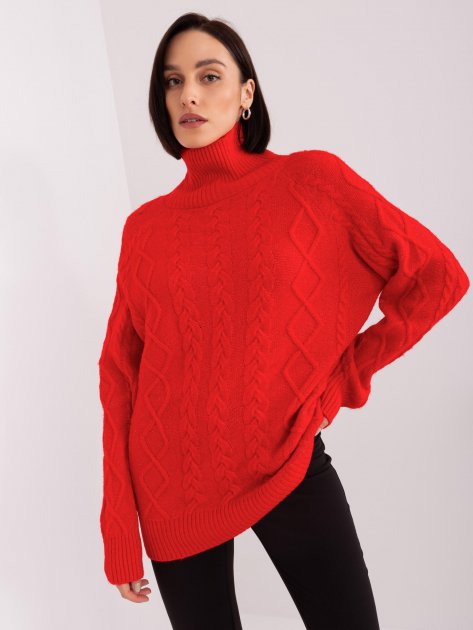 Sweter-AT-SW-2355-2.30X-czerwony