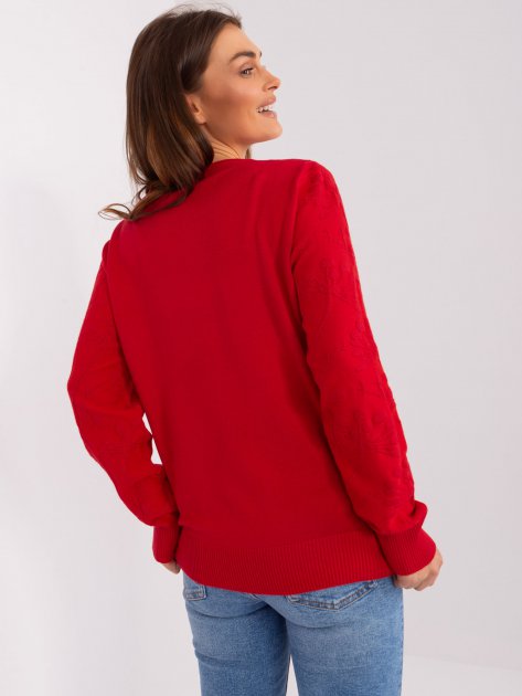 Sweter-AT-SW-2231.99P-czerwony