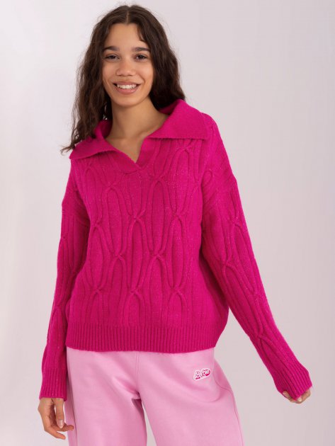 Sweter-AT-SW-2349-2.96-fuksjowy