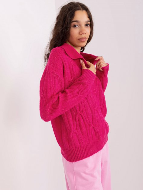 Sweter-AT-SW-2349-2.96-fuksjowy