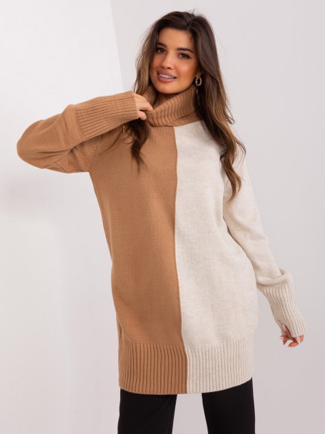 Sweter-BA-SW-0234.65P-camelowy