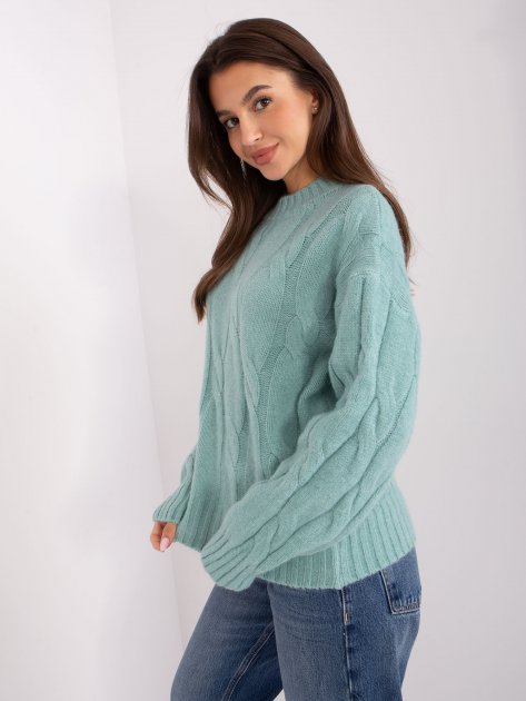 Sweter-AT-SW-0146.10P-mietowy