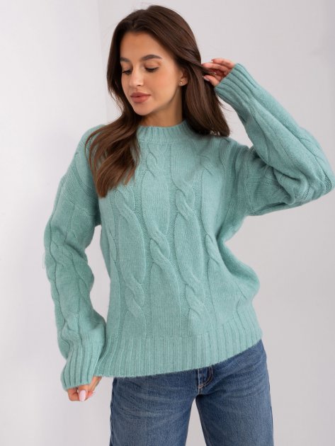 Sweter-AT-SW-0146.10P-mietowy