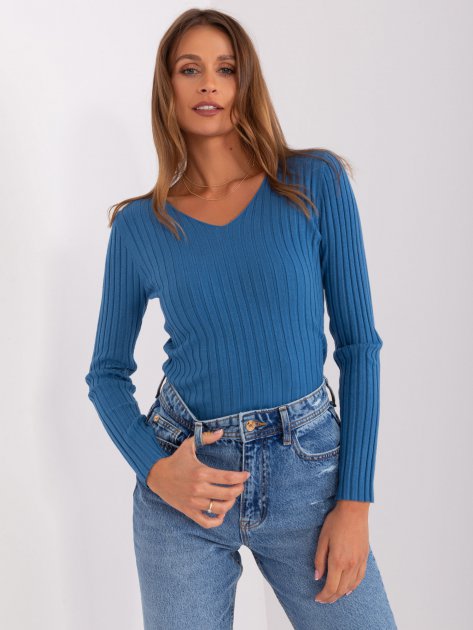 Sweter-PM-SW-PM1088.25-ciemny niebieski