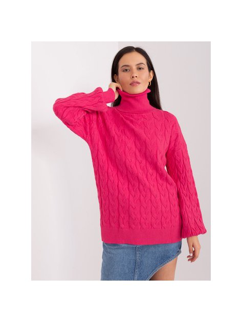 Sweter-AT-SW-2348.93-fuksjowy