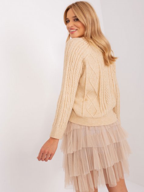 Sweter-AT-SW-2346-2.99P-beżowy