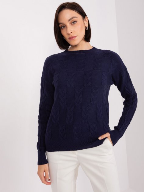 Sweter-AT-SW-2340.80-granatowy