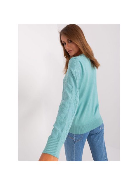 Sweter-AT-SW-2231.99P-mietowy