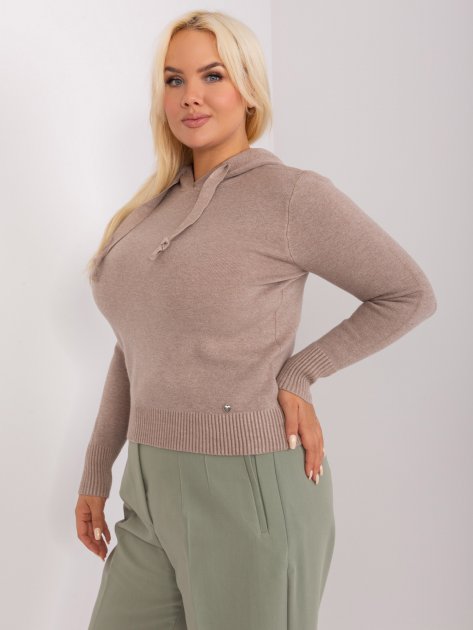 Sweter-PM-SW-PM9735.07-ciemny bezowy