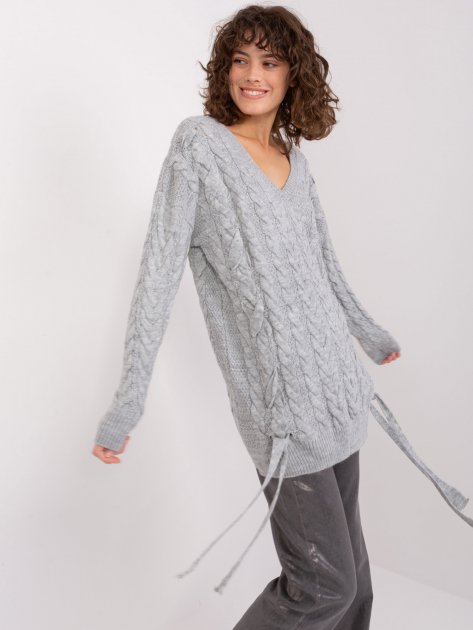 Sweter-BA-SW-8027.85P-szary