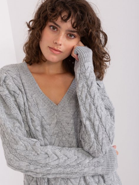 Sweter-BA-SW-8027.85P-szary