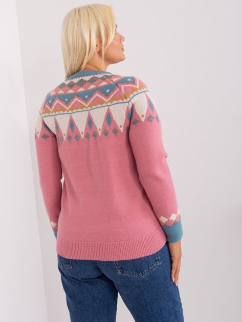 Sweter-PM-SW-PM837.31X-ciemny różowy