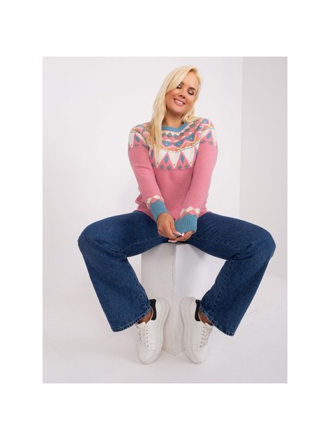 Sweter-PM-SW-PM837.31X-ciemny różowy