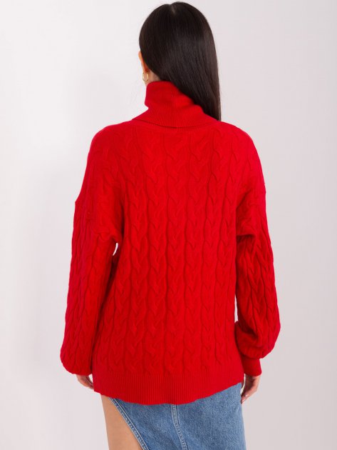 Sweter-AT-SW-2348.95-czerwony