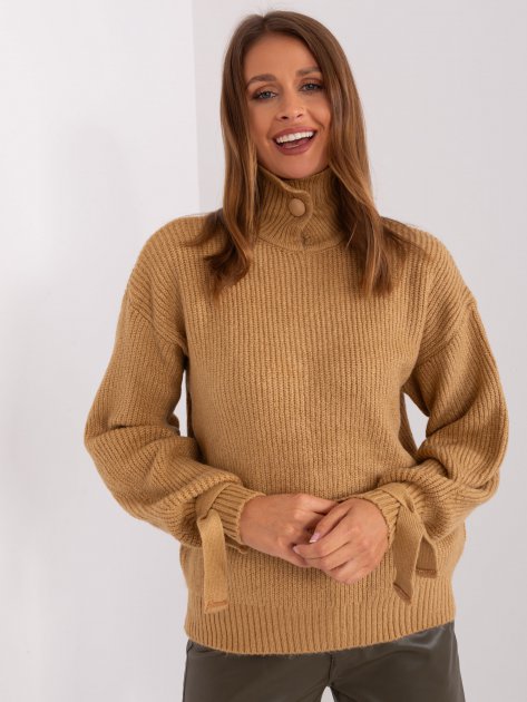 Sweter-BA-SW-0305.24P-camelowy