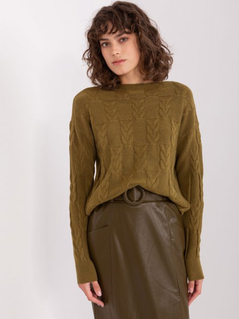 Sweter-AT-SW-2340.10-khaki