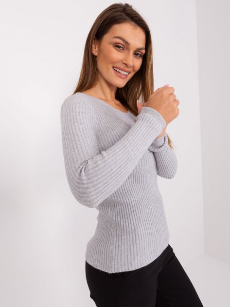 Sweter-PM-SW-WJ92927A.31-szary