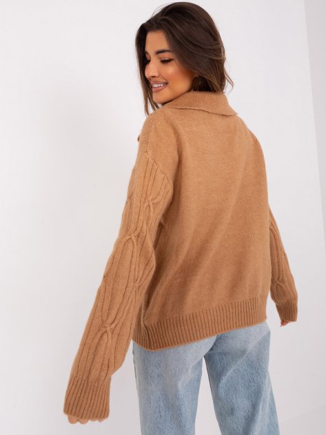 Sweter-AT-SW-2349-2.27-camelowy