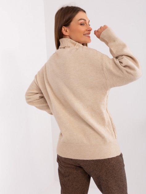 Sweter-AT-SW-23401.97P-beżowy