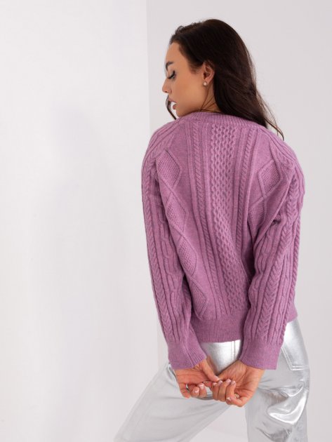 Sweter-AT-SW-2346-2.99P-fioletowy