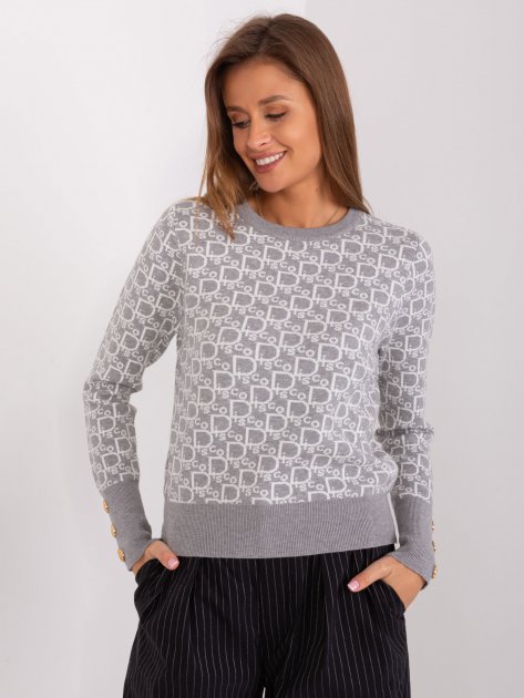 Sweter-AT-SW-2342.46P-szary