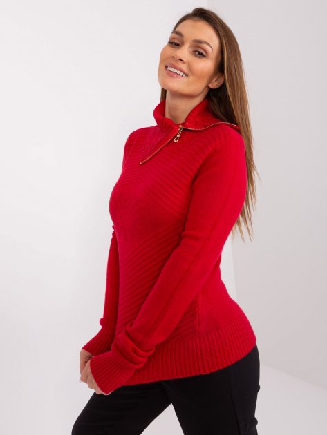 Sweter-PM-SW-R3634.99-czerwony