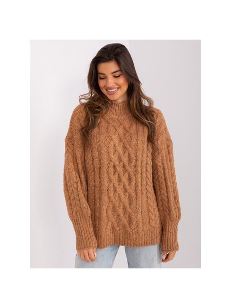 Sweter-AT-SW-2363-2.11P-camelowy