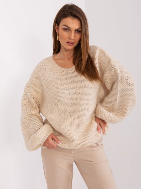 Sweter-LC-SW-3020.10P-jasny beżowy