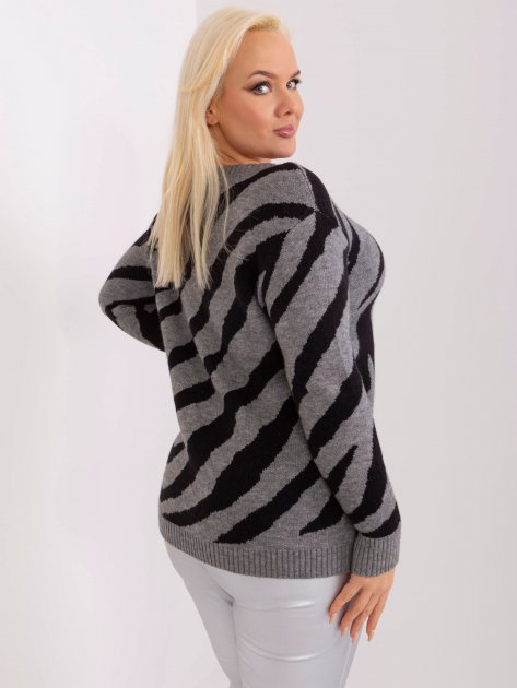 Sweter-PM-SW-PM785.23X-szaro-czarny