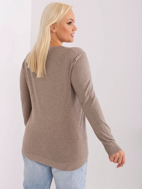 Sweter-PM-SW-PM-3007+1.18-ciemny bezowy