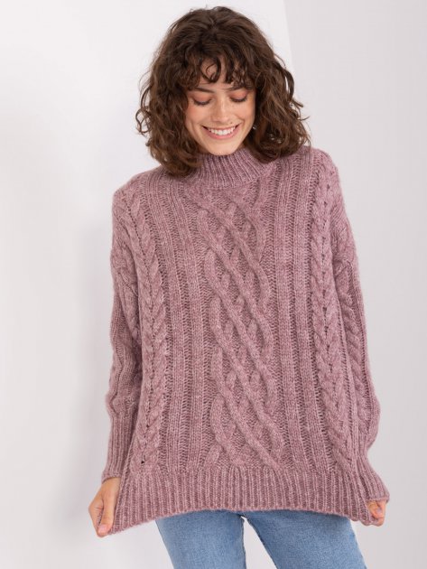 Sweter-AT-SW-2363-2.30-fioletowy