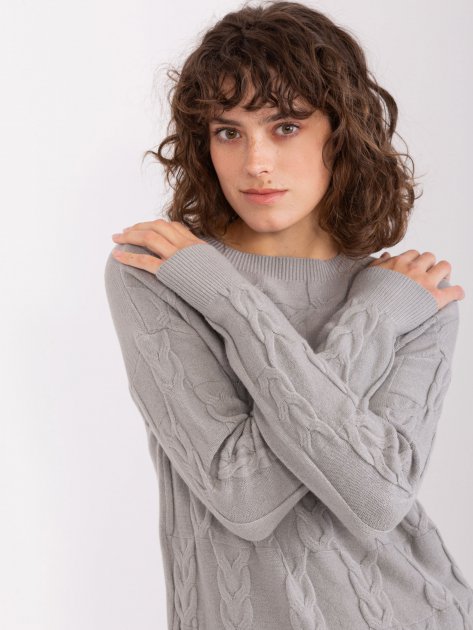 Sweter-AT-SW-2340.80-szary