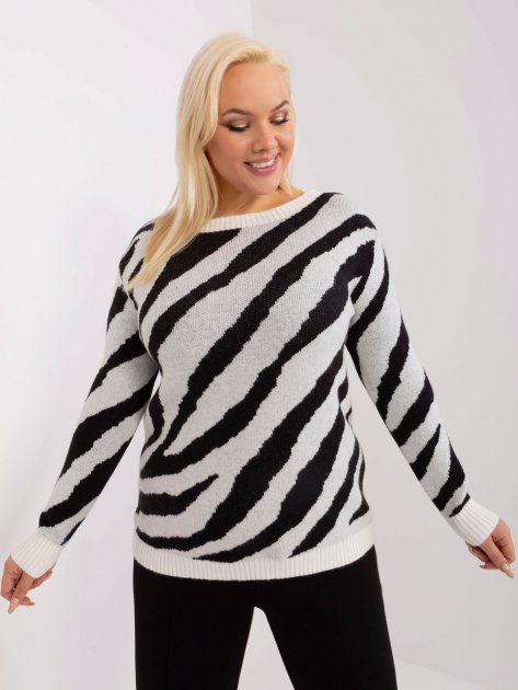 Sweter-PM-SW-PM785.23X-biało-czarny