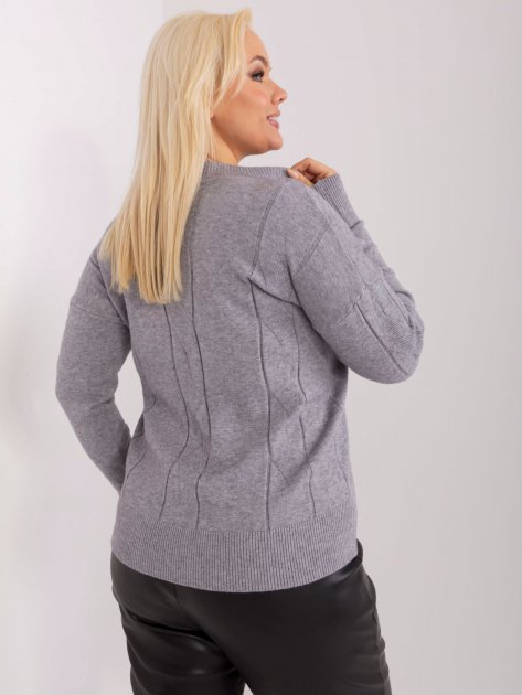 Sweter-PM-SW-PM688.64-szary