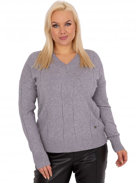 Sweter-PM-SW-PM688.64-szary