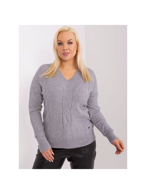 Sweter-PM-SW-PM688.64-szary