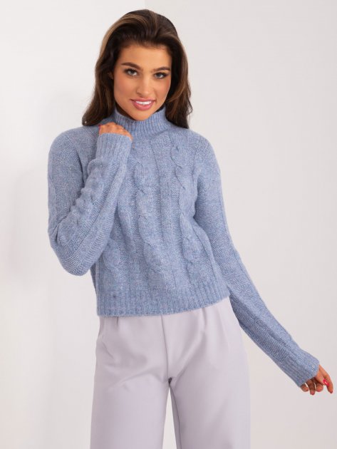 Sweter-TW-SW-3002.03-ciemny niebieski