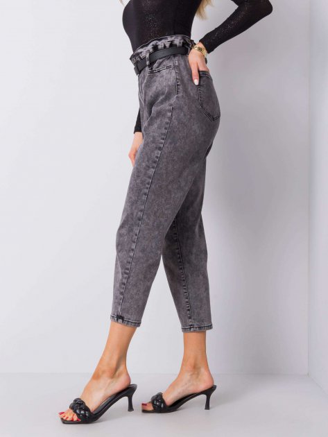 Spodnie jeans-NM-DE-SP-19005.93-ciemny szary