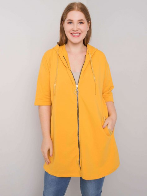 Bluza-RV-BL-6863.59P-ciemny żółty