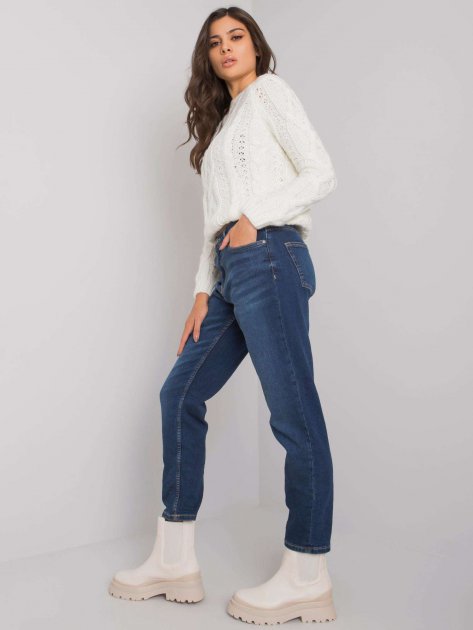 Spodnie jeans-D85046T62223D256-ciemny niebieski