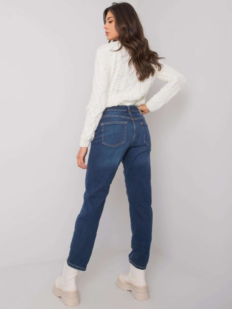 Spodnie jeans-D85046T62223D256-ciemny niebieski