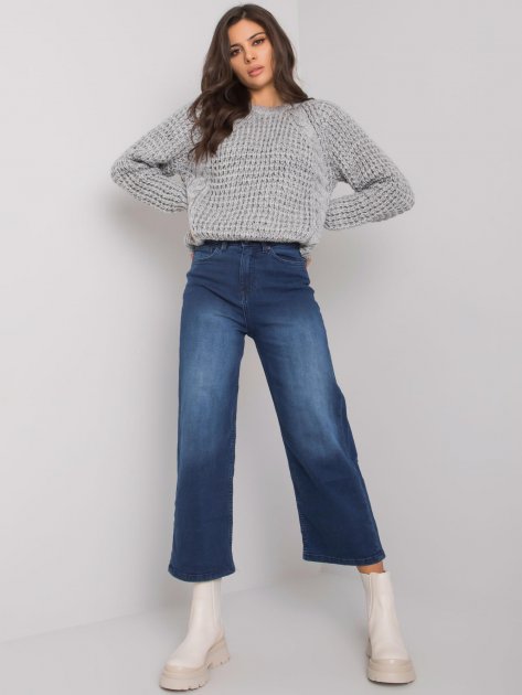 Spodnie jeans-D85038T62213D249-ciemny niebieski