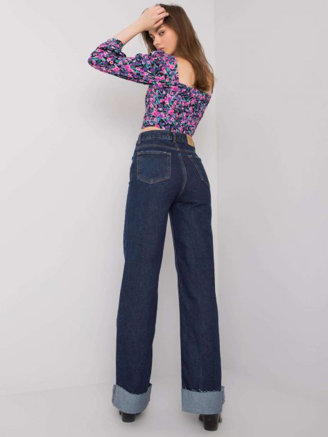 Spodnie jeans-MR-SP-1325.46P-ciemny niebieski