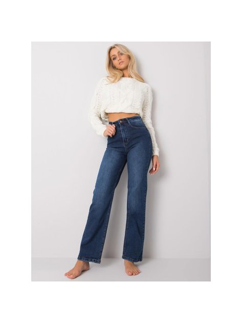 Spodnie jeans-MR-SP-351.72P-granatowy