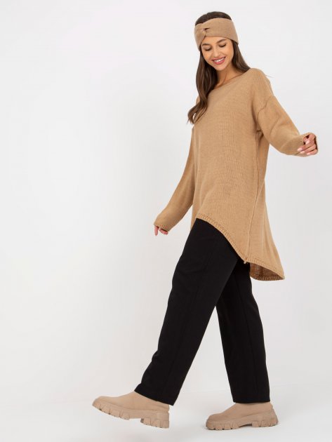 Sweter-TW-SW-BI-1222.13X-camelowy