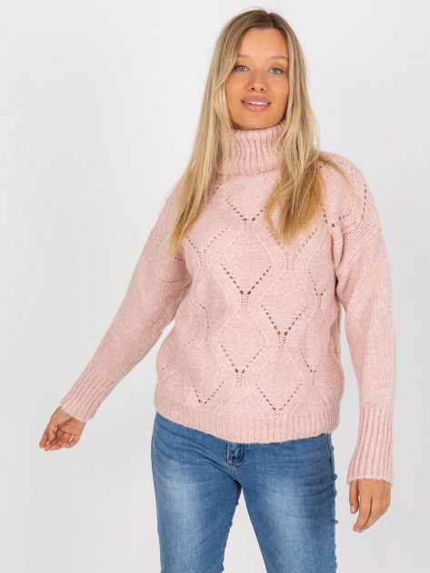 Sweter-LC-SW-3019.05P-jasny różowy