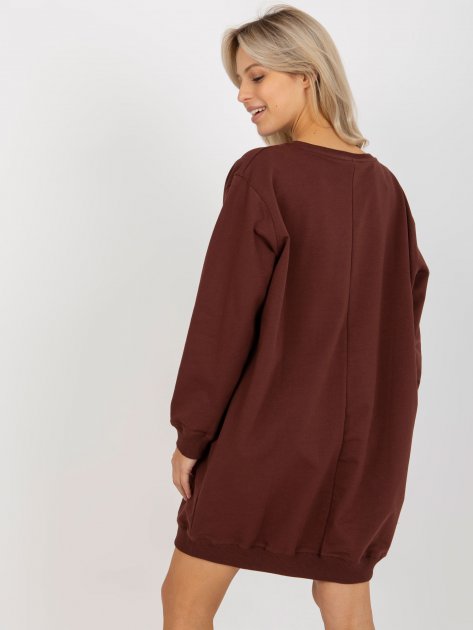 Bluza-VI-BL-3212.15X-ciemny brązowy