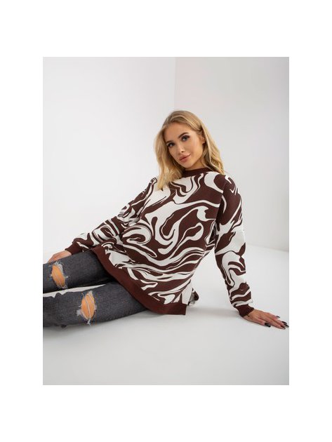 Bluza-FA-BL-8293.37P-ciemny brązowy