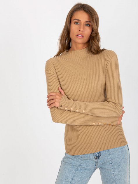 Sweter-NM-SW-NG-12571.08P-camelowy