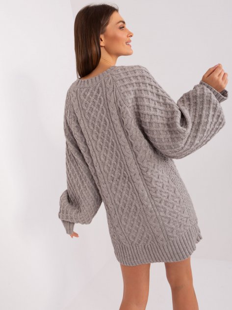 Sweter-AT-SW-2367-2.64P-szary